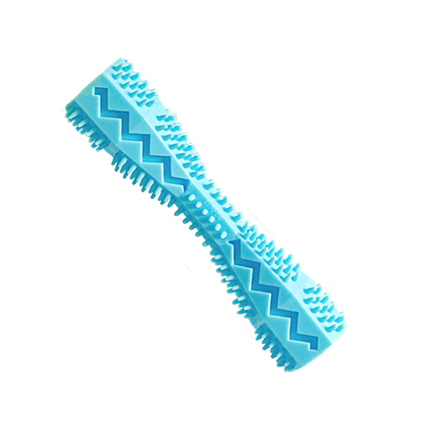 Rubber Bone Toy With Bristles