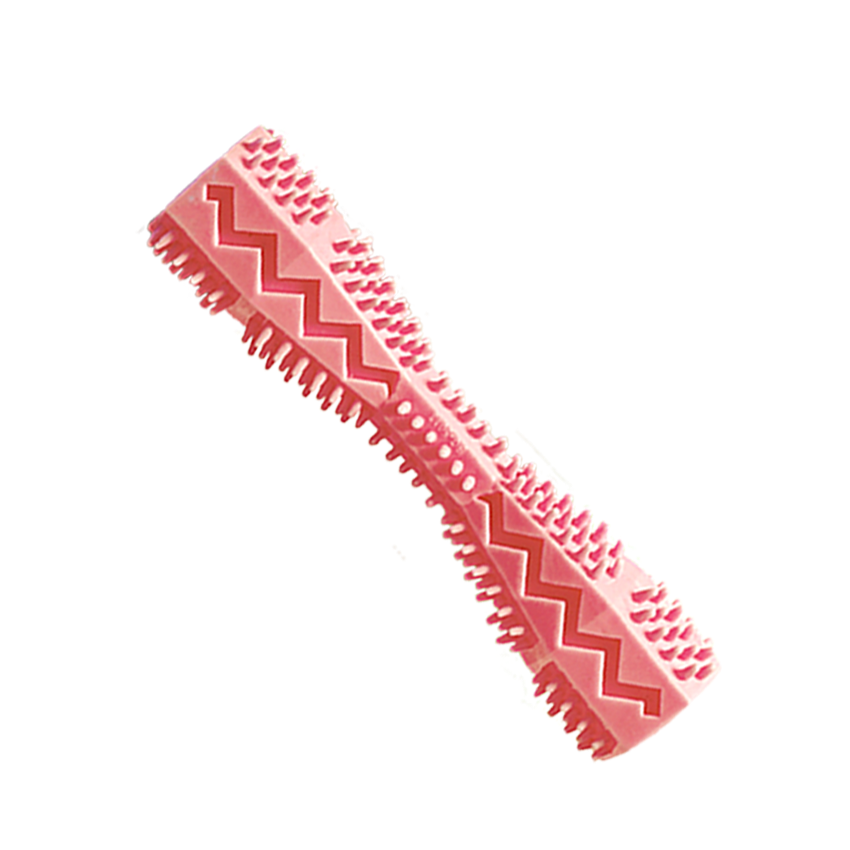 Rubber Bone Toy With Bristles